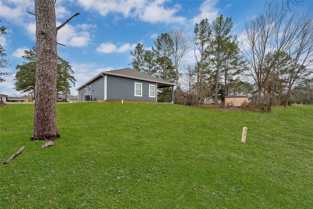 view of yard