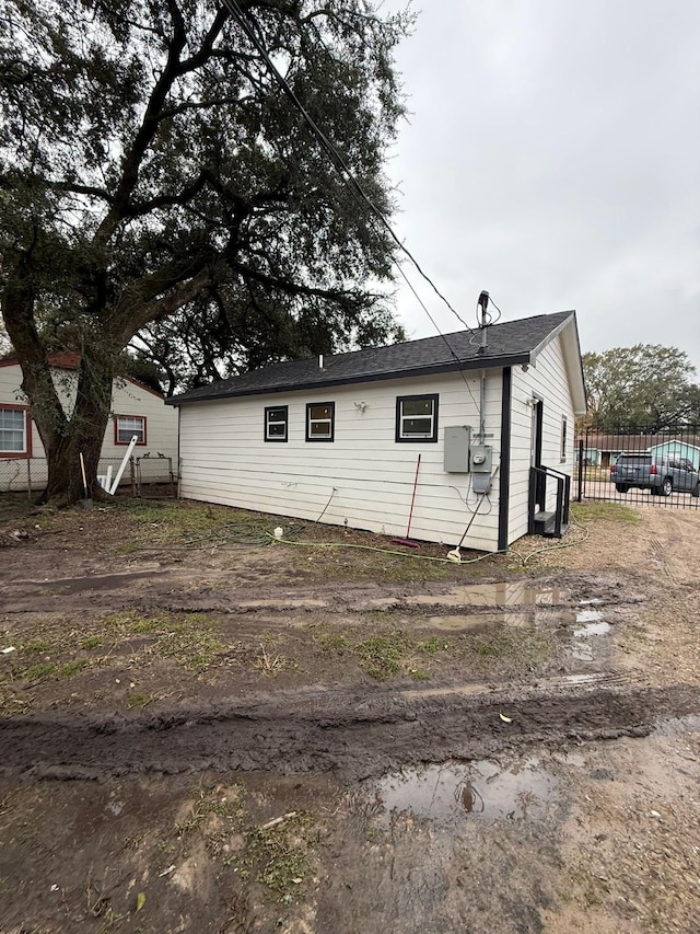 view of rear view of property