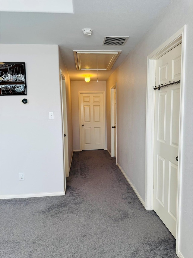 corridor featuring carpet