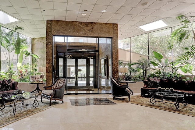 view of community lobby