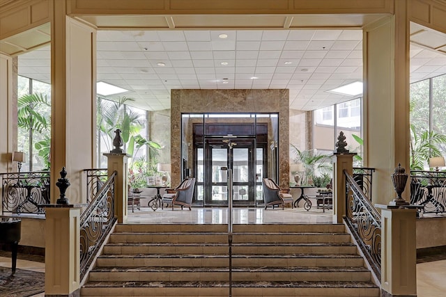 view of community lobby