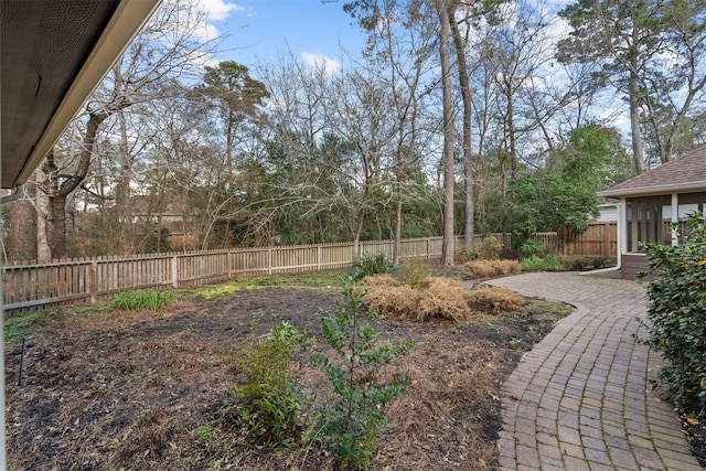 view of yard with a patio