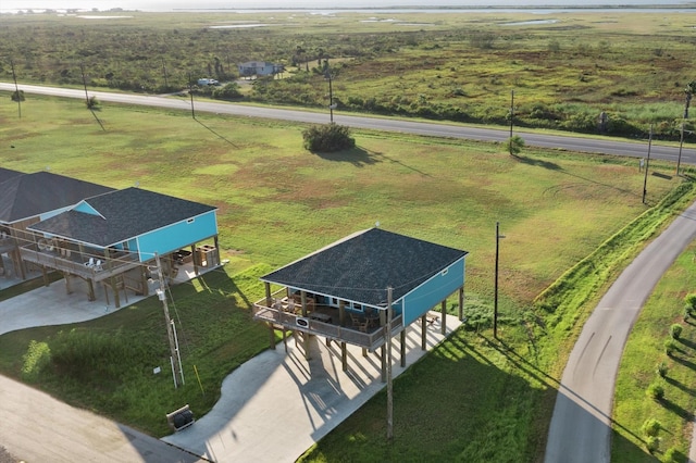 bird's eye view featuring a rural view