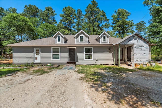 view of new england style home