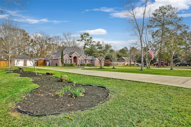 19475 Humaya, Porter, TX 77365 - view of grassy yard featuring concrete driveway