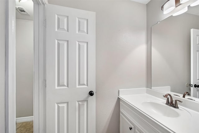 19475 Humaya, Porter, TX 77365 - bathroom with vanity and tile patterned flooring