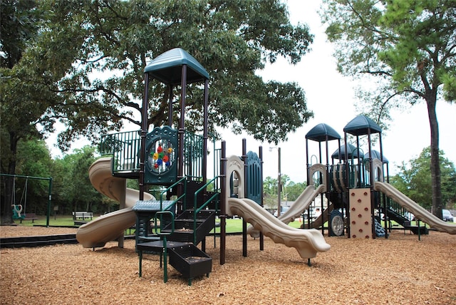 view of jungle gym