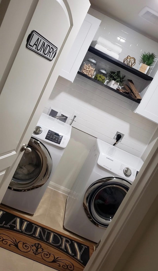 view of laundry room