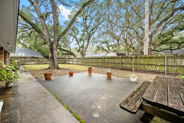 view of patio