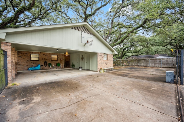 view of side of home