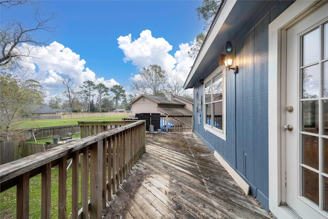 view of deck