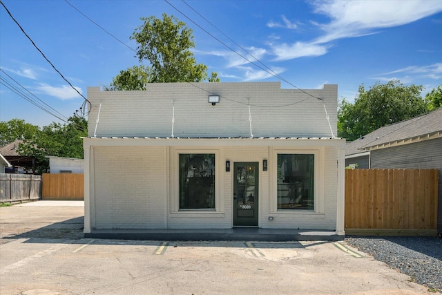 view of back of property