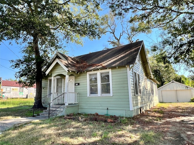 view of bungalow