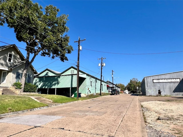 view of road