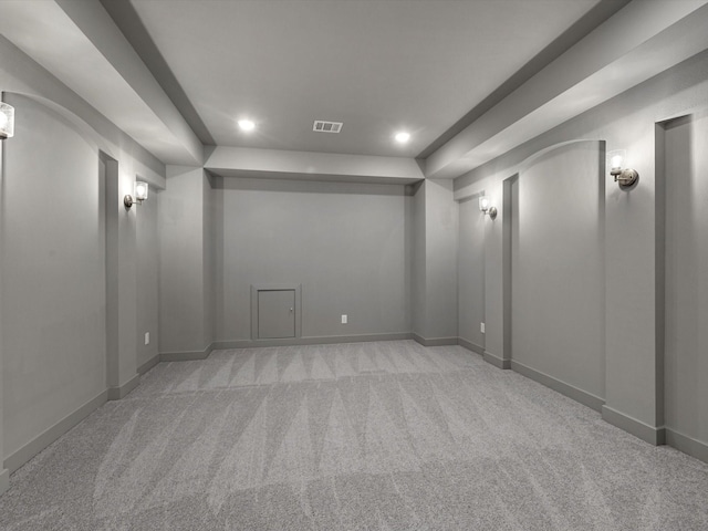 32602 Fly Fish Way, Fulshear, TX 77441 - home theater featuring carpet flooring and recessed lighting