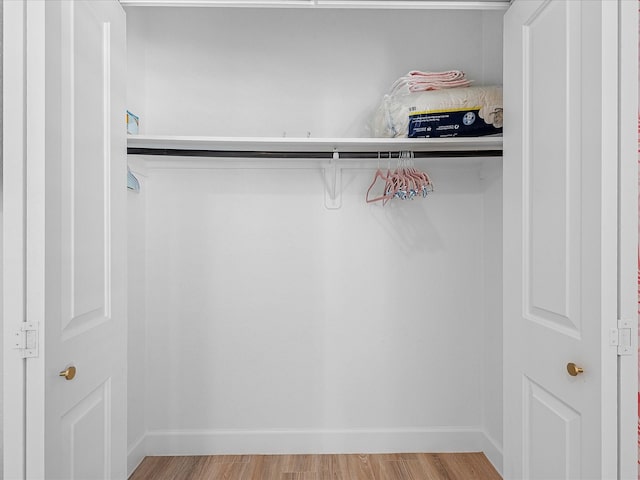 view of closet