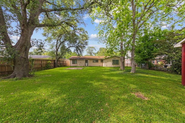 2817 John St, La Marque, TX 77568 - view of yard with fence