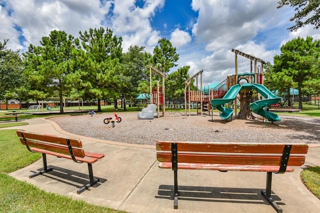 view of play area