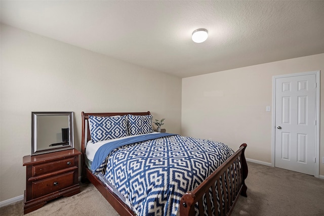 bedroom with carpet floors