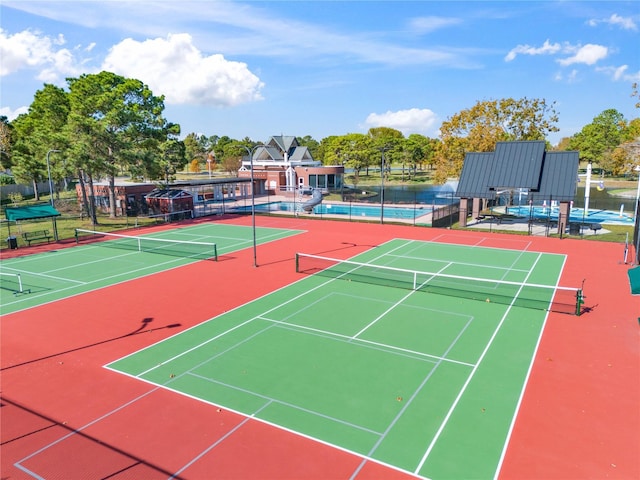 view of sport court with basketball court