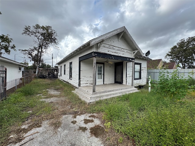 view of bungalow-style house