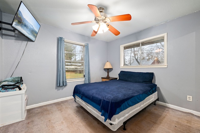 476 Fm 1010th Rd, Cleveland, TX 77327 - bedroom with ceiling fan and carpet