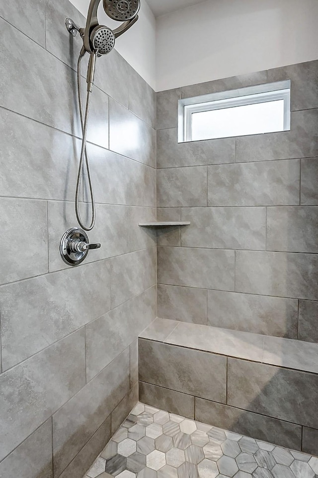 19723 Sandstone Bluff Way, Cypress, TX 77433 - full bathroom featuring a tile shower
