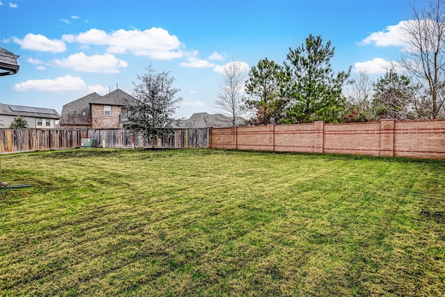 19723 Sandstone Bluff Way, Cypress, TX 77433 - view of yard with a fenced backyard