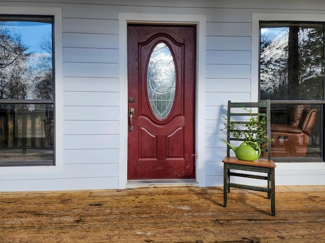 view of entrance to property