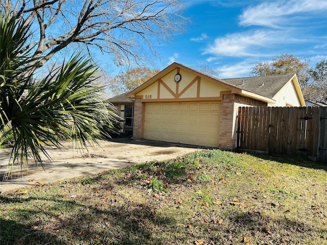 view of home's exterior featuring a garage