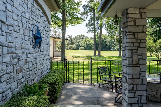 view of patio