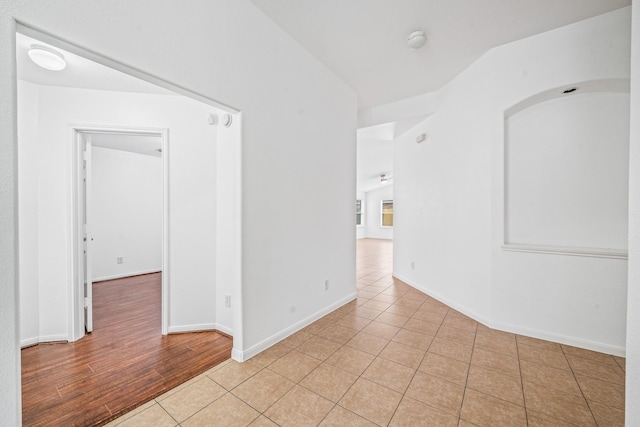 view of tiled empty room