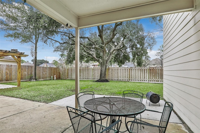 view of patio