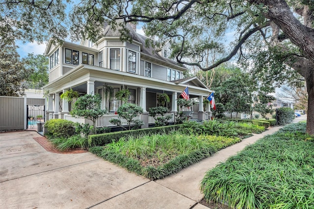 victorian house with covered porch