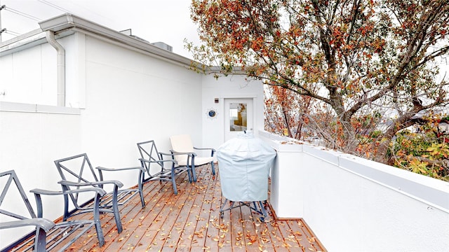 view of patio / terrace featuring a balcony