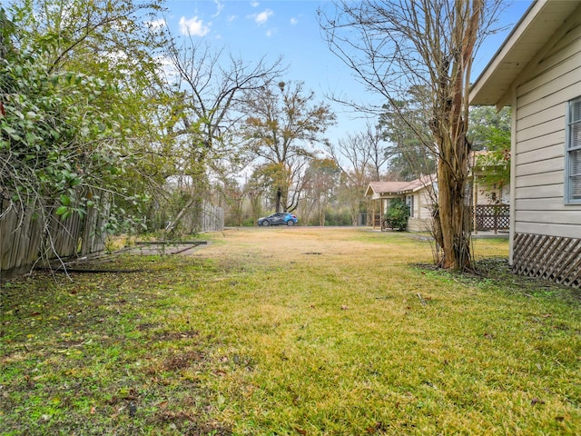 view of yard