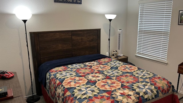 bedroom featuring carpet flooring