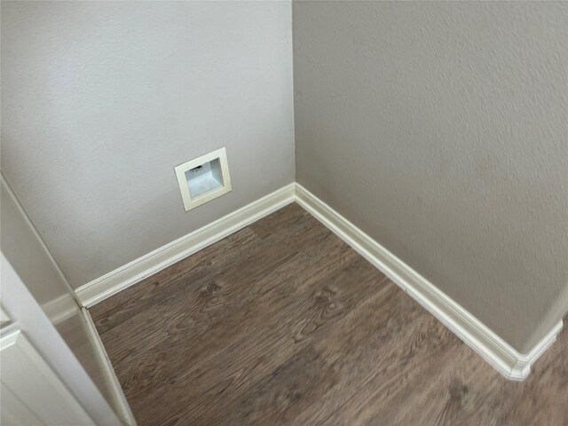 interior details featuring hardwood / wood-style floors