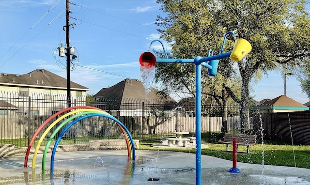 view of play area