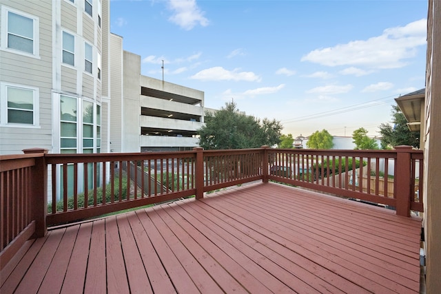 view of deck