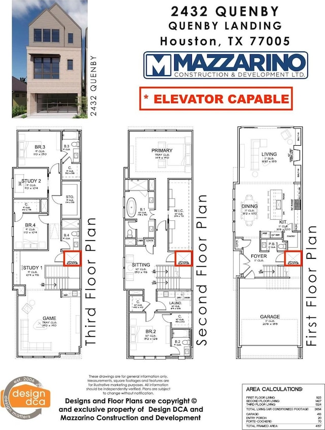2434 Quenby St, Houston, TX 77005 - home floor plan