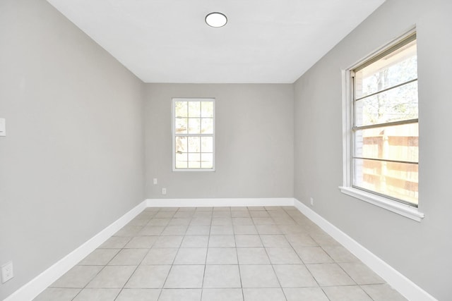 view of tiled empty room