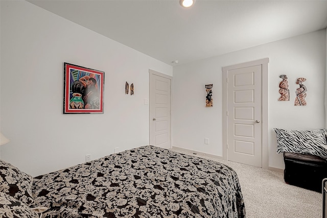 bedroom featuring carpet floors