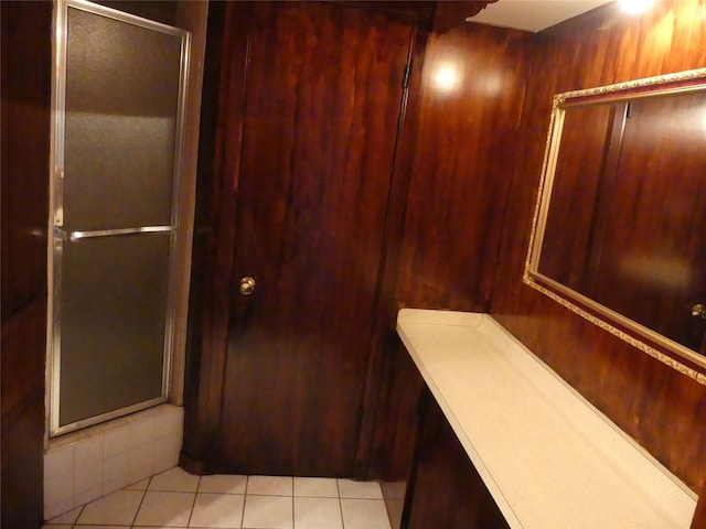 bathroom featuring tile patterned floors