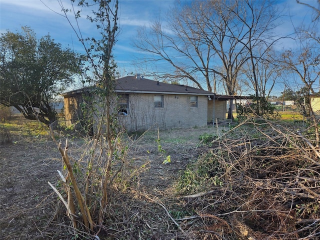 view of home's exterior