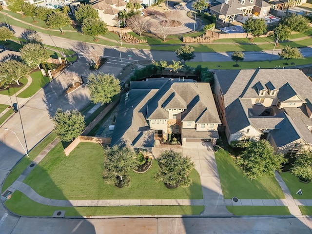 birds eye view of property featuring a residential view