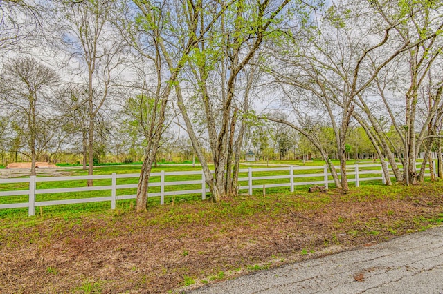 exterior space featuring a rural view