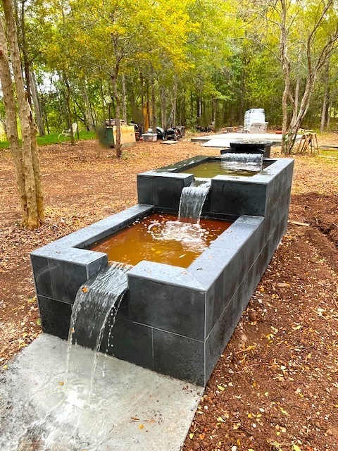 view of storm shelter