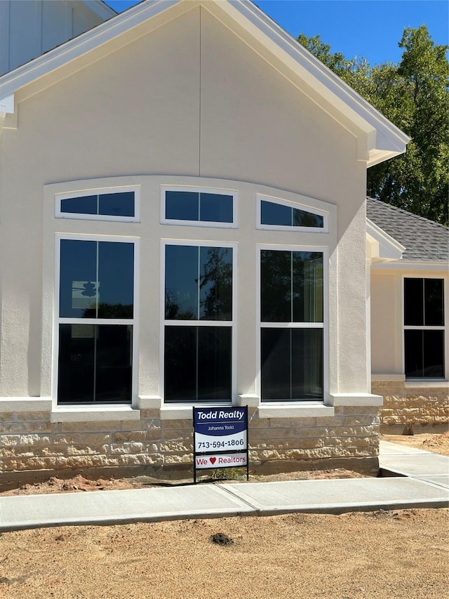 view of rear view of property