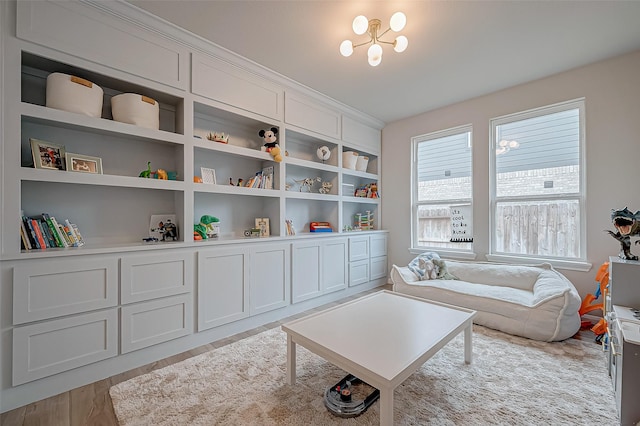 living room featuring wood finished floors